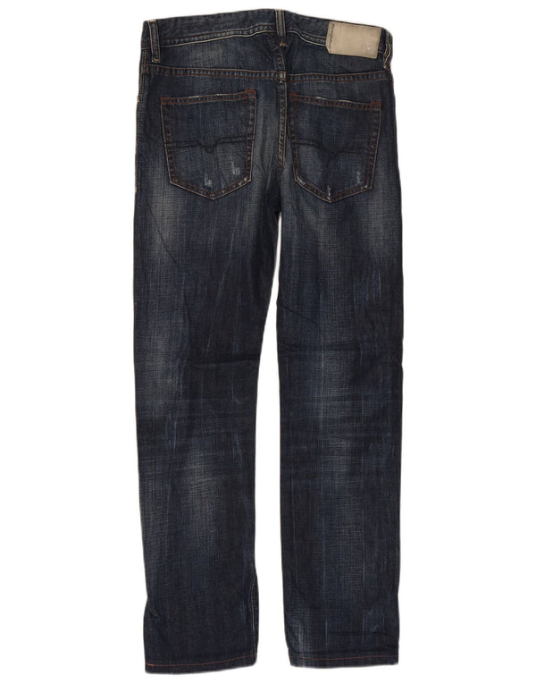 DIESEL Blugi pentru bărbați Buster Regular Slim Tapered W29 L30 Bumbac bleumarin
