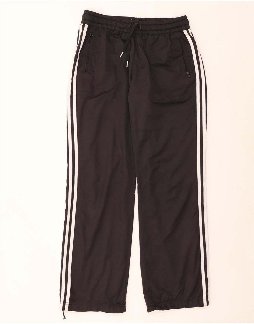 Pantaloni de trening Climalite pentru femei ADIDAS UK 12 Poliester mediu negru