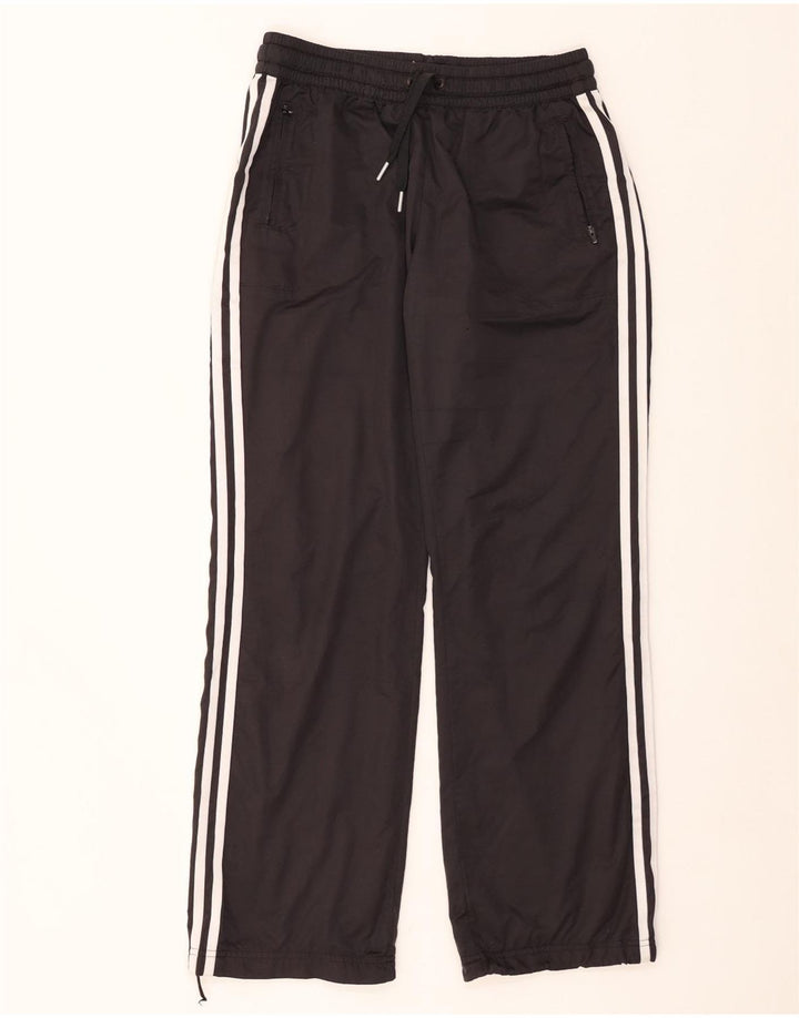 Pantaloni de trening Climalite pentru femei ADIDAS UK 12 Poliester mediu negru