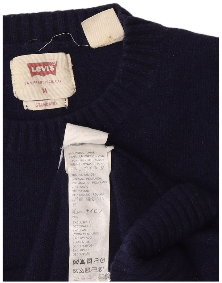 Pulover Levi's pentru femei, cu tăiere standard, cu decolteu triplu, UK 14 Medium Bleumarin