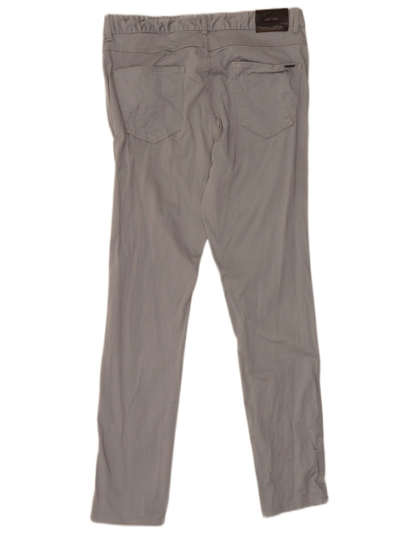 Pantaloni casual slim pentru bărbați Zara EU 44 Mari L34 L31 Bumbac gri