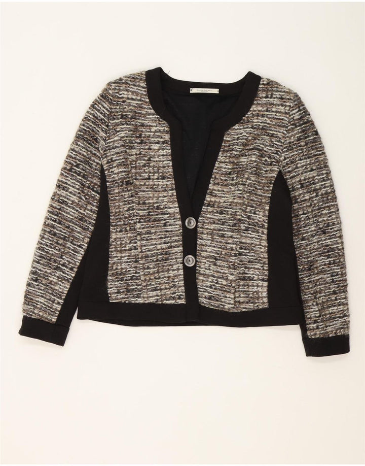 Giulia Galanti Jachetă pentru femei cu 2 nasturi IT 48 XL Gri Colorblock