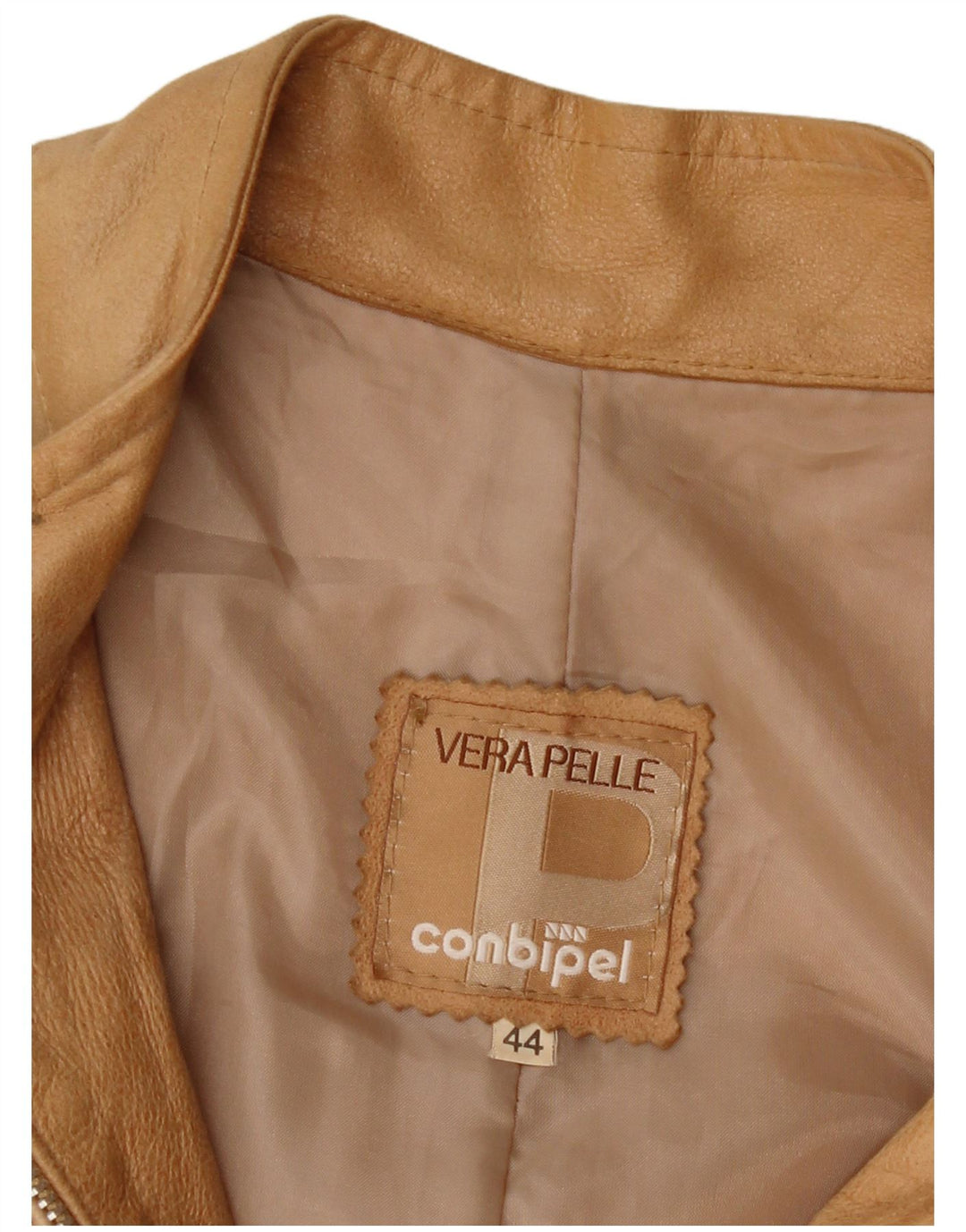 Geaca de piele Conbipel pentru femei IT 44 Medium Beige Piele
