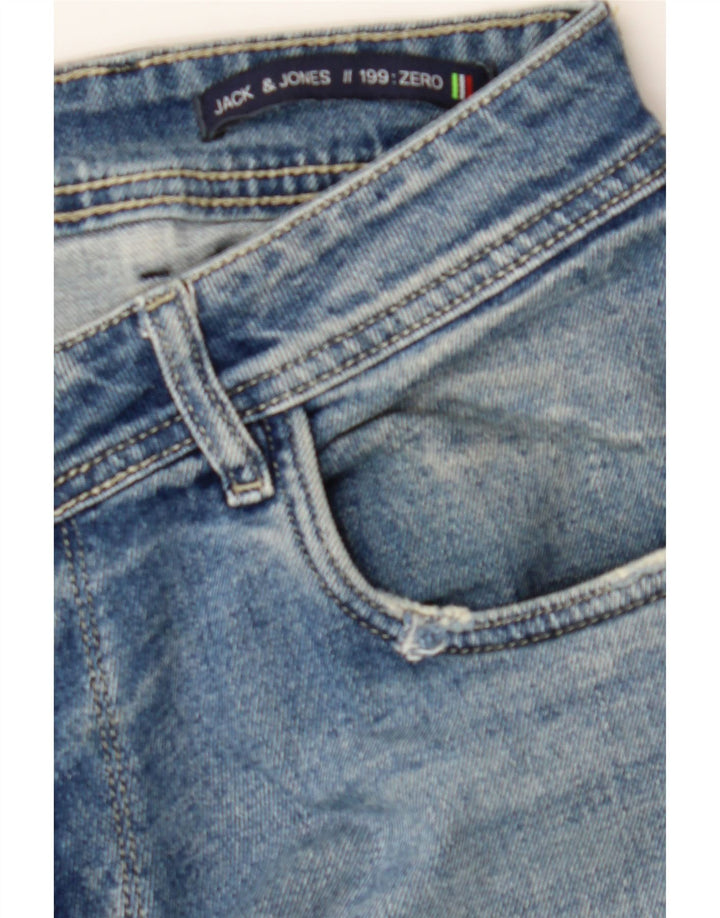 JACK & JONES Mens Straight Jeans W30 L27 Blue Cotton Vintage Jack & Jones and Second-Hand Jack & Jones from Messina Hembry 