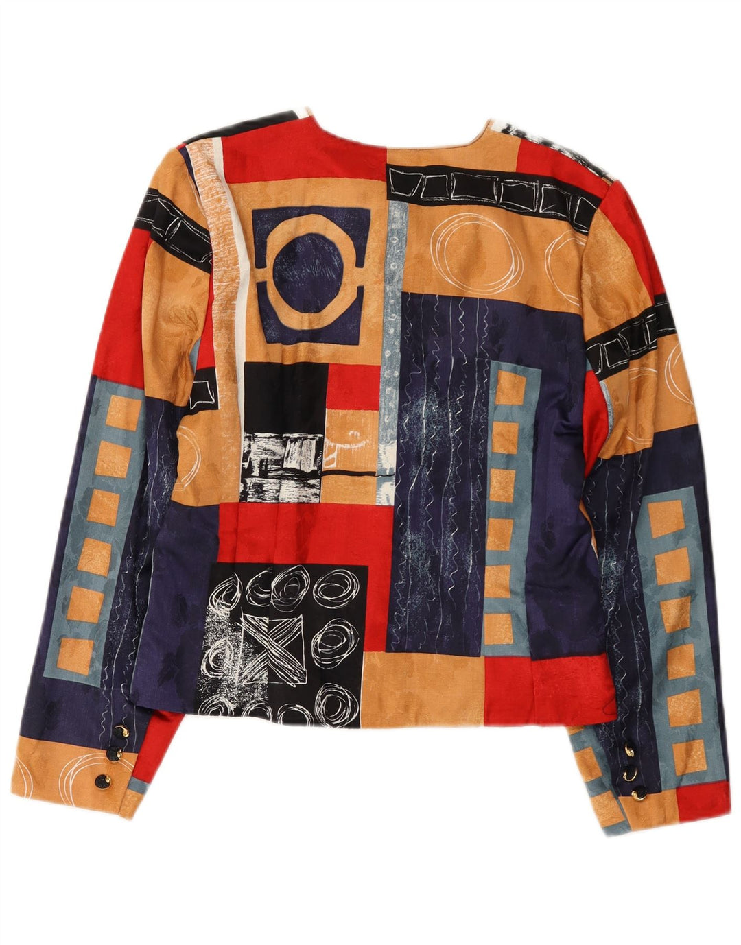 Jachetă Endora pentru femei cu 4 nasturi, Marea Britanie 12 Medium, multicoloră, mozaic