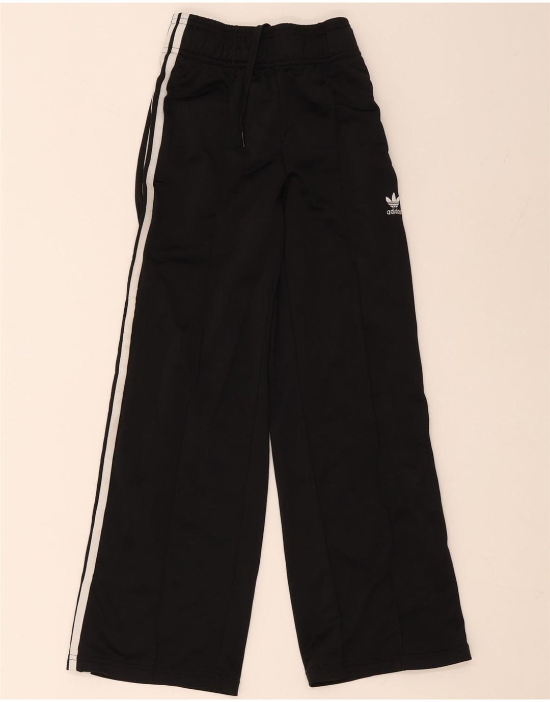 Pantaloni de trening Adidas baieti 10-11 ani poliester negru