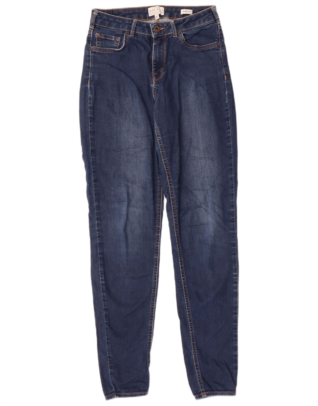 JACK WILLS Blugi skinny pentru femei W28 L30 bumbac bleumarin