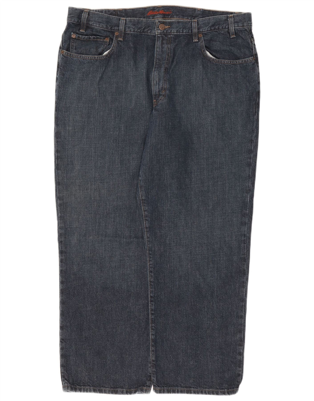 Blugi drepți pentru bărbați Eddie Bauer W40 L30 Bumbac albastru