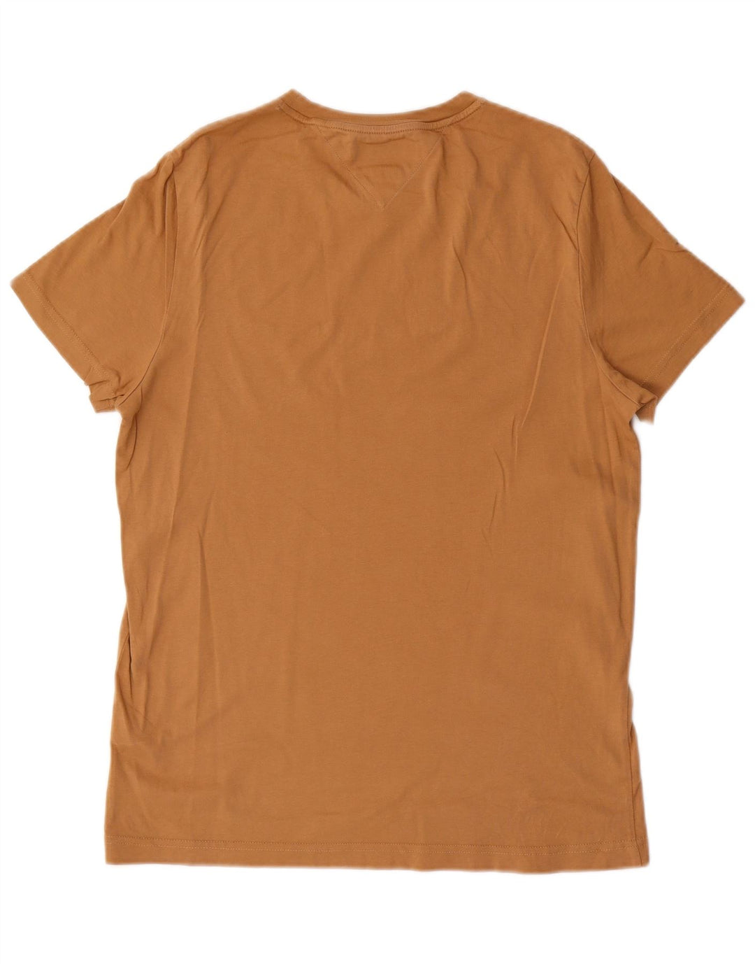 Tricou grafic Tommy Hilfiger Slim Fit pentru bărbați Top din bumbac maro mediu