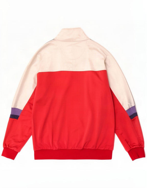 Asics Mens Graphic Trening Top Jacket IT 54 XL Red Colourblock