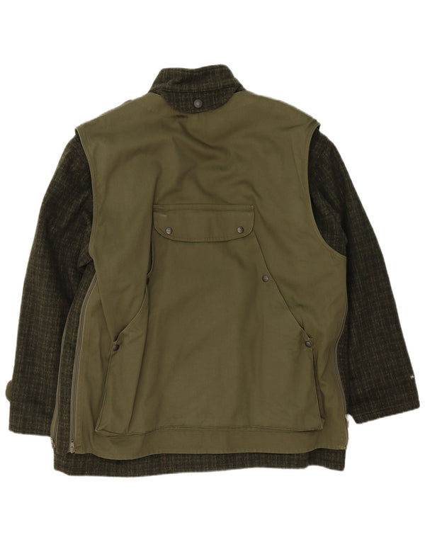 Jachetă pentru bărbați Belfe & Belfe IT 54 2XL Lână verde Check