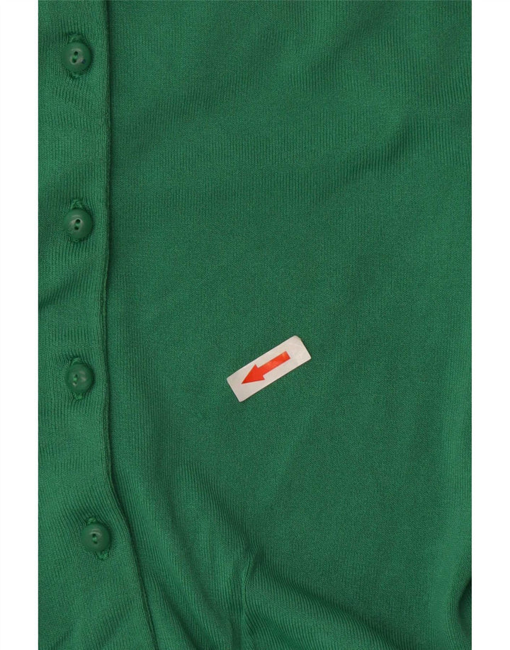 Pulover cardigan pentru femei Zara UK 12, raion verde mediu
