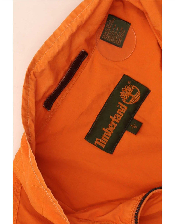 Jachetă Bomber pentru bărbați Timberland UK 40 mare bumbac portocaliu