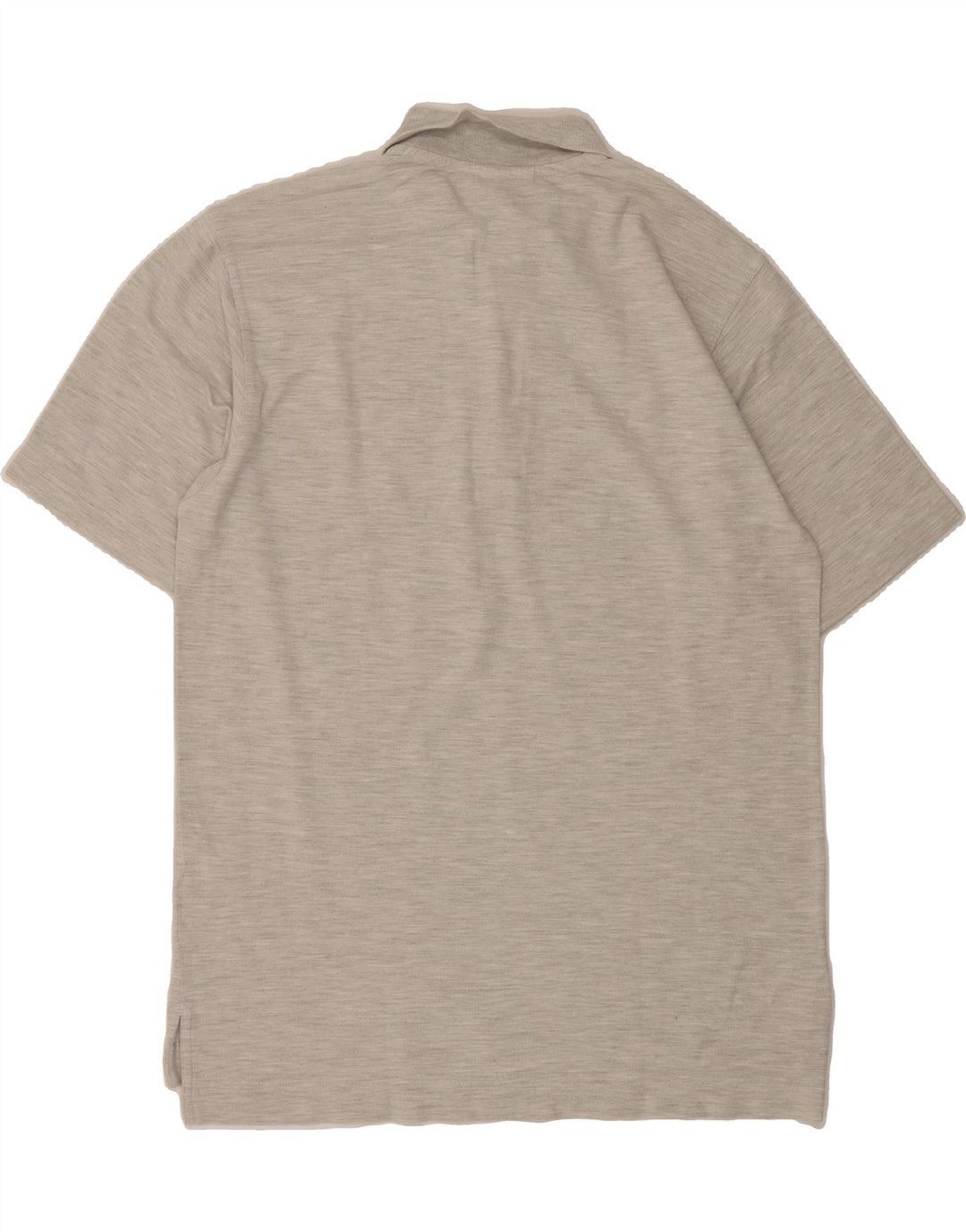 PUMA Mens Polo Shirt Medium Beige Flecked Cotton Vintage Puma and Second-Hand Puma from Messina Hembry 