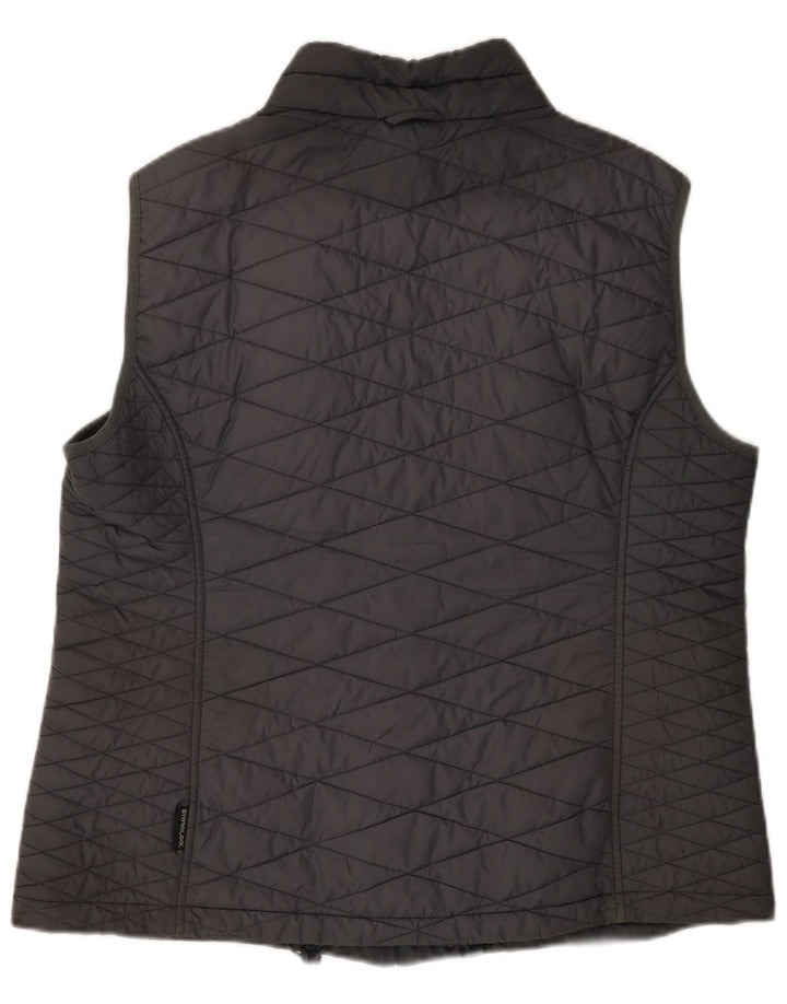 JACK WOLFSKIN Gilet căptușit pentru femei UK 20 2XL Gri Poliester