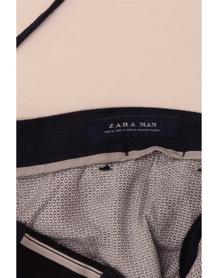 Pantaloni scurți chino pentru bărbați Zara Medium W31 Bleumarin Poliester