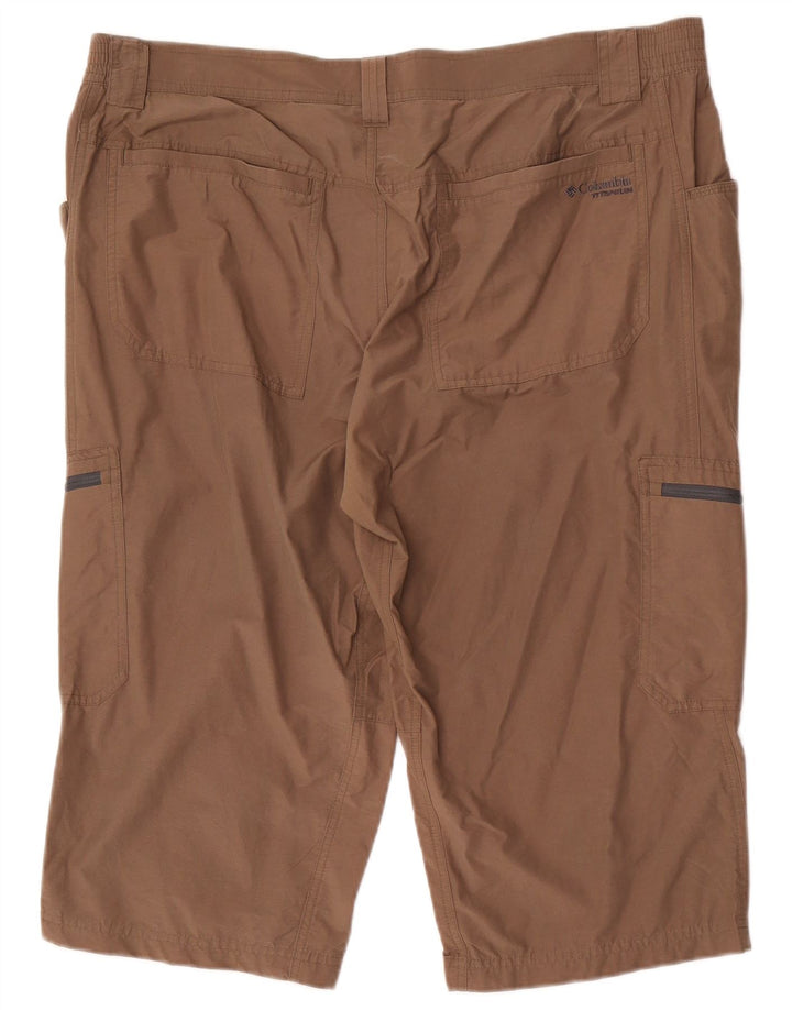 Pantaloni scurți Columbia Titanium Cargo XL W40 maro bumbac