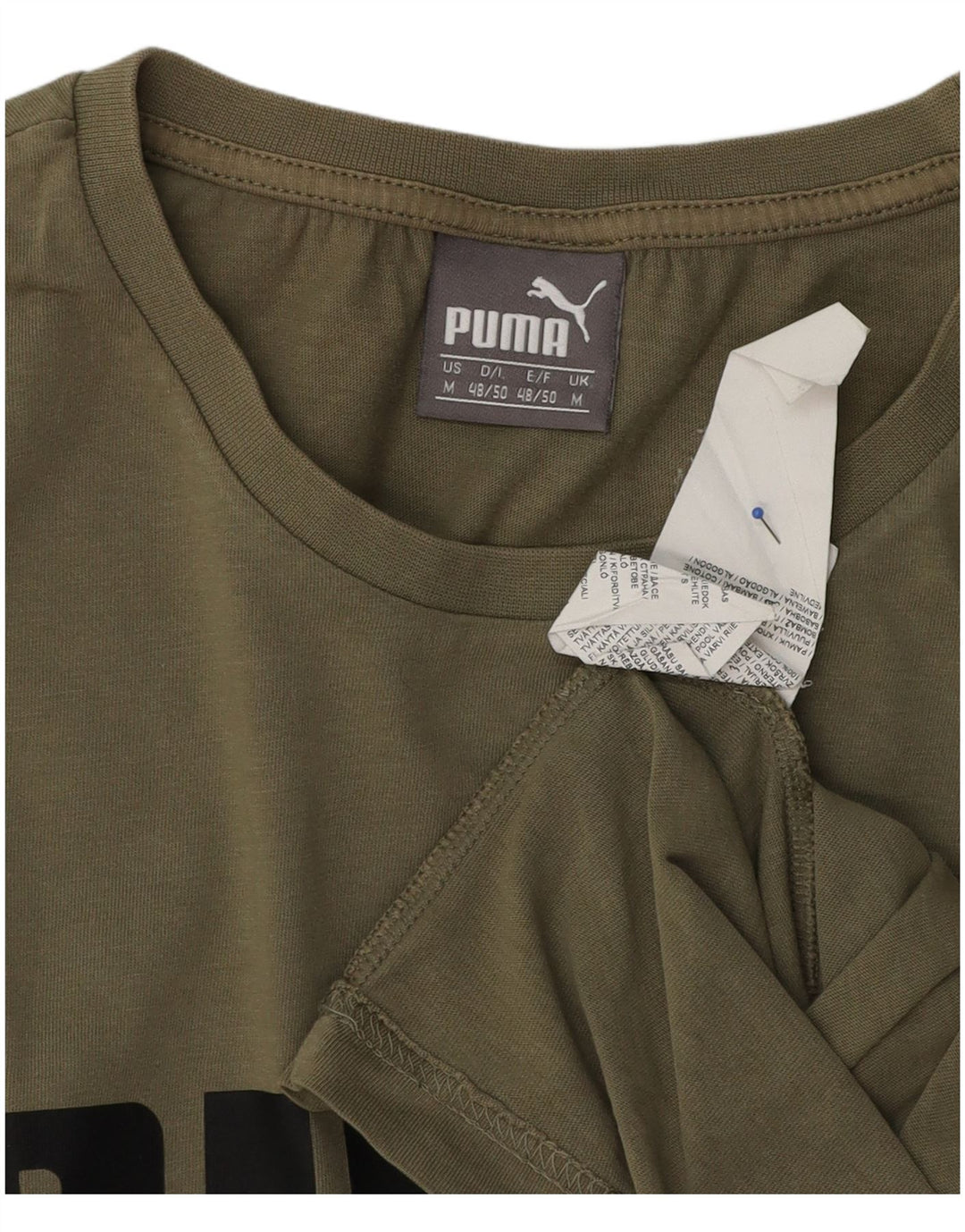 Tricou grafic pentru bărbați Puma Top Medium Khaki Bumbac
