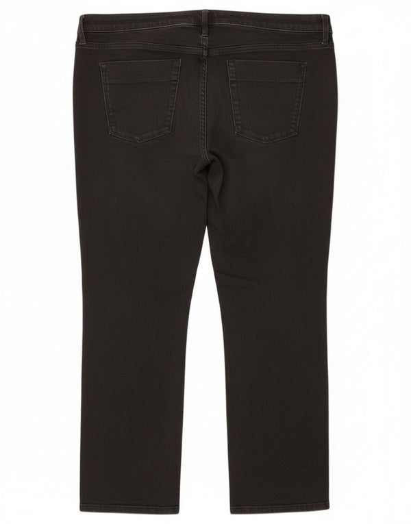 Blugi drepți cu talie medie pentru femei Mossimo, SUA 18 2XL W40 L29 gri