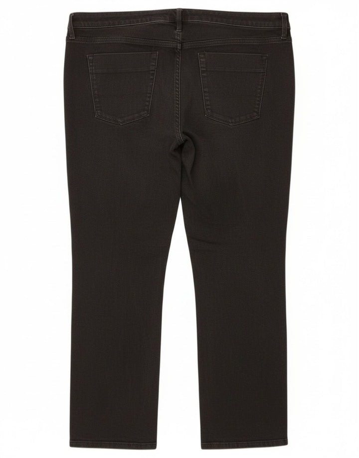 Blugi drepți cu talie medie pentru femei Mossimo, SUA 18 2XL W40 L29 gri