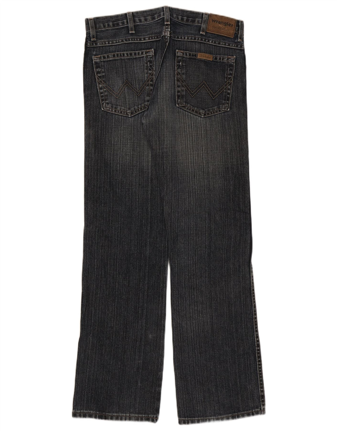 Blugi pentru bărbați Bootcut Wrangler W31 L32 bumbac bleumarin