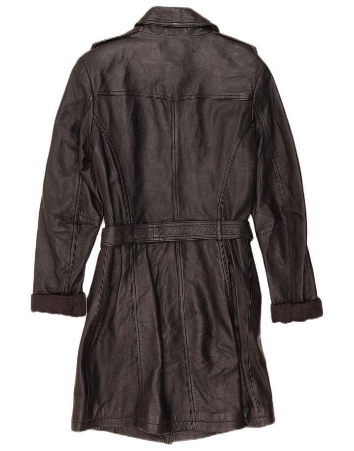 Palton de piele pentru femei Street One UK 12 Medium Black Leather