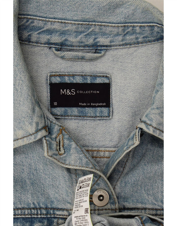 Jachetă de blugi pentru femei Marks & Spencer UK 10 Small Blue Bumbac