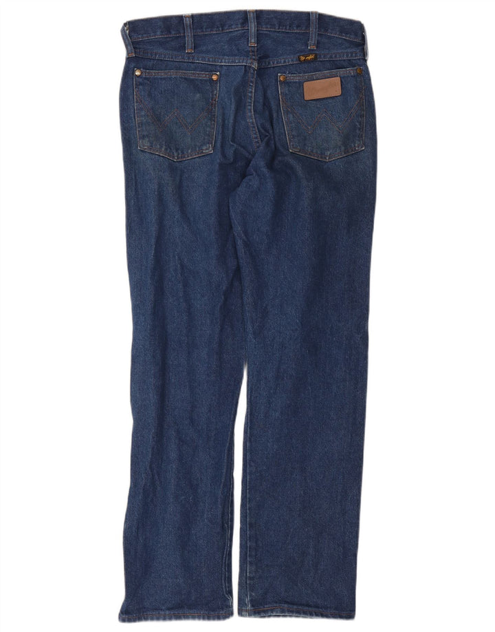Blugi drepti pentru bărbați Wrangler W32 L30 albastru