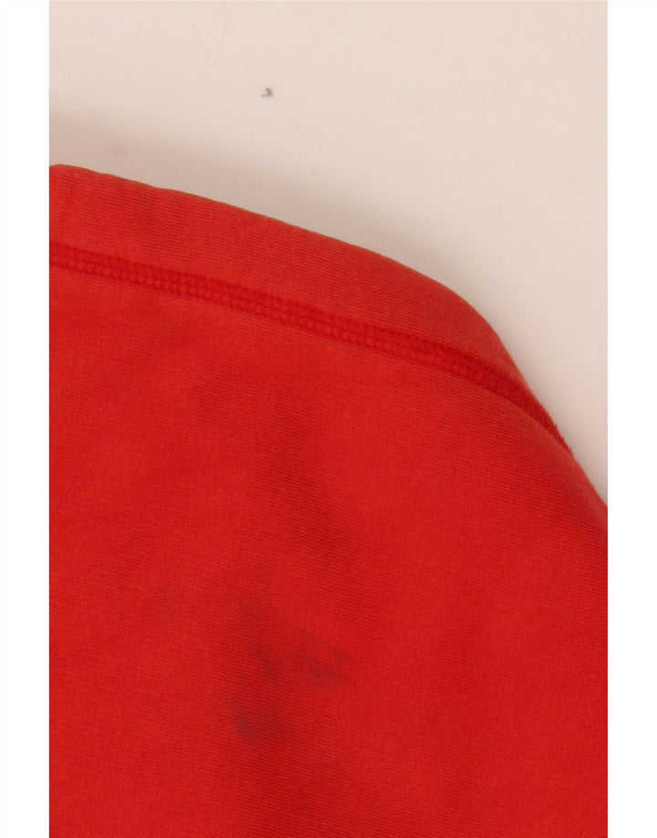 NIKE Womens Hoodie Jumper UK 14 Medium Red Cotton Vintage Nike and Second-Hand Nike from Messina Hembry 