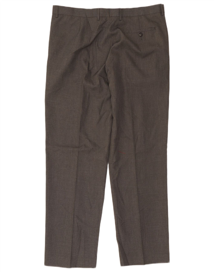 Marks & Spencer Pantaloni drepți pentru bărbați L38 L31 Poliester gri