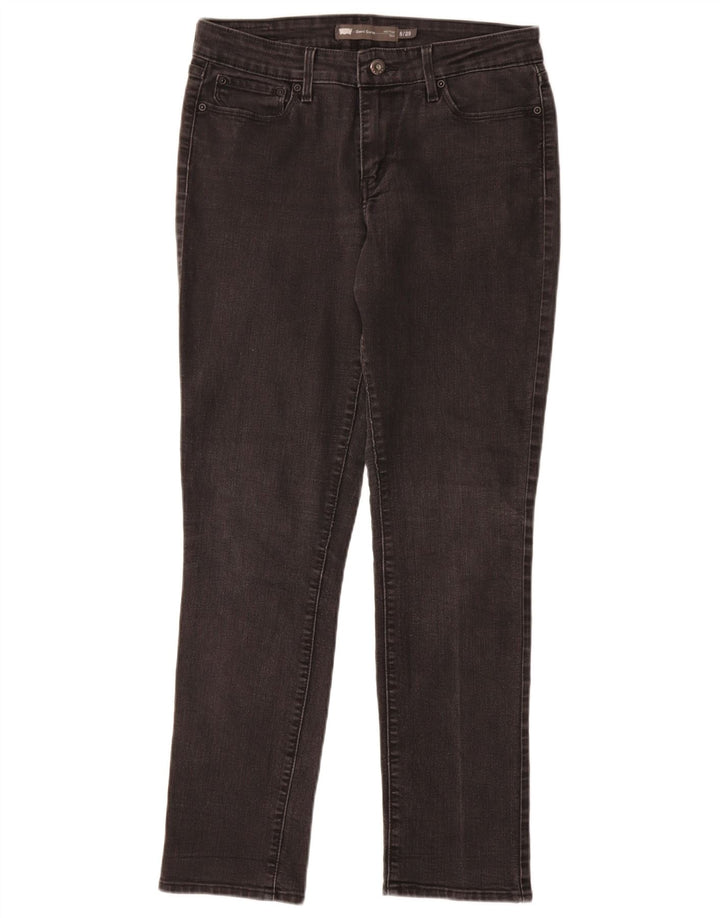 Blugi Levi's Demi Curve pentru femei cu talie medie subțire US 8 Medium W29 L32 gri