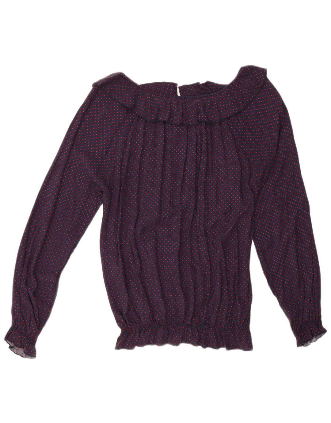 Bluză Fornarina Femei Top UK 14 Medium Bleumarin Pete Retro