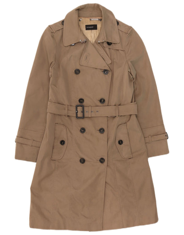 Trench cu autograf pentru femei Marks & Spencer UK 14 mare bej