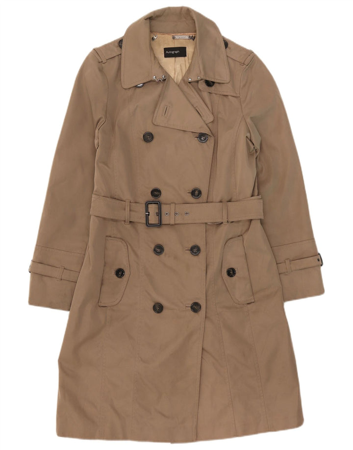 Trench cu autograf pentru femei Marks & Spencer UK 14 mare bej