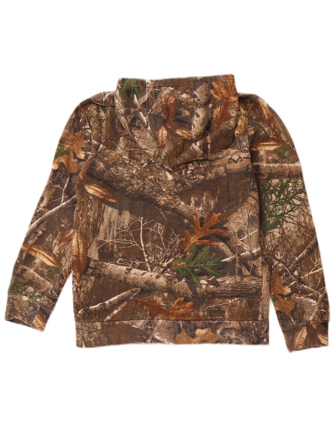 Pulover cu glugă MAGELLAN pentru băieți 11-12 ani Camuflaj maro mediu
