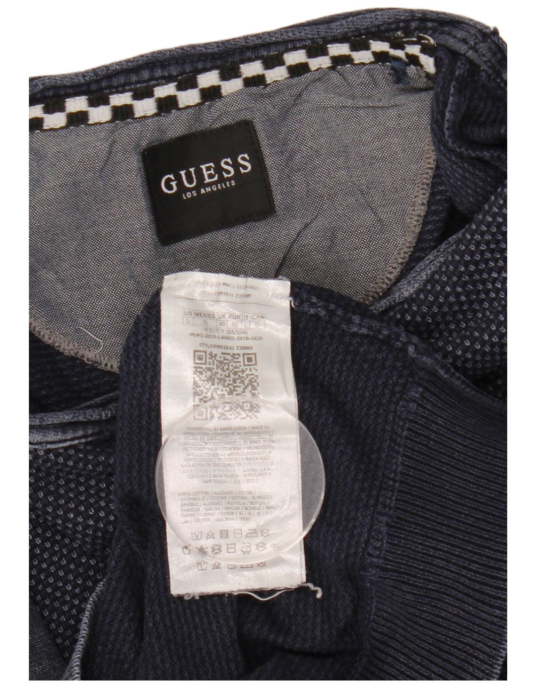 Pulover Guess pentru bărbați, UK 40, mediu, bleumarin, bumbac