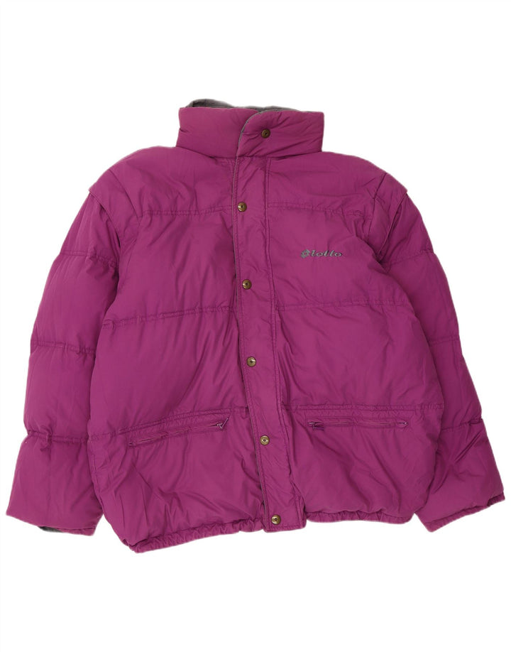 Jachetă căptușită reversibilă pentru bărbați Lotto UK 38 Medium Gri Poliester