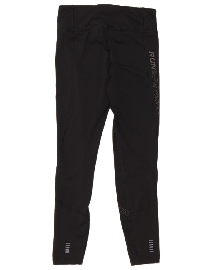 Under Armour Cold Gear Graphic Capri Leggings pentru femei UK 12 Medium Black