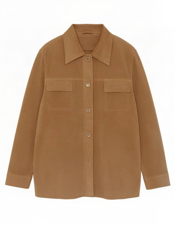 Jachetă vintage de piele intoarsa pentru femei UK 18 XL Bej