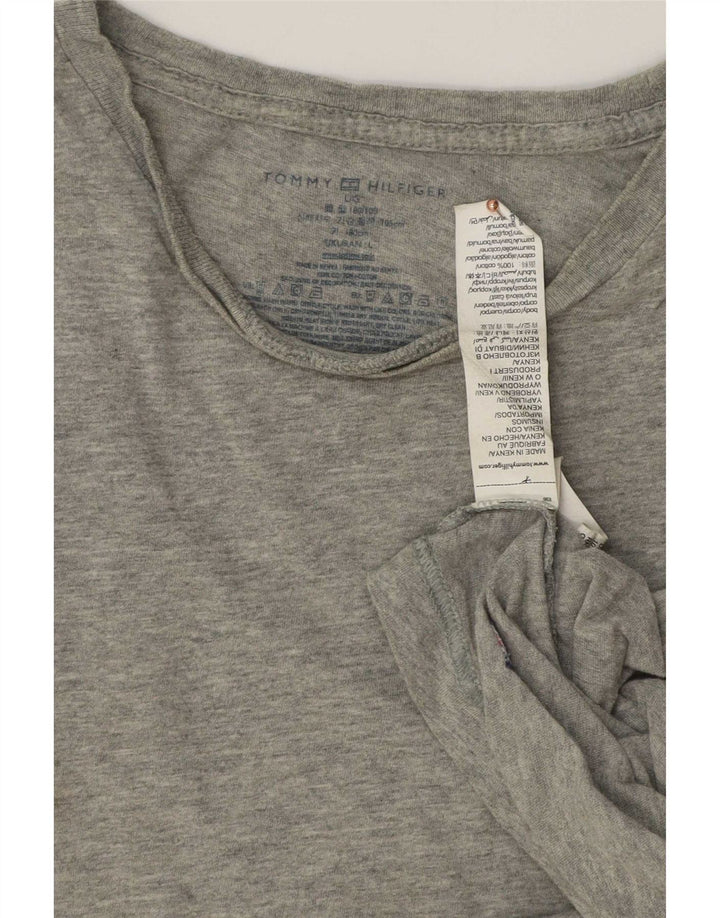Tricou pentru bărbați Tommy Hilfiger Top mare bumbac gri
