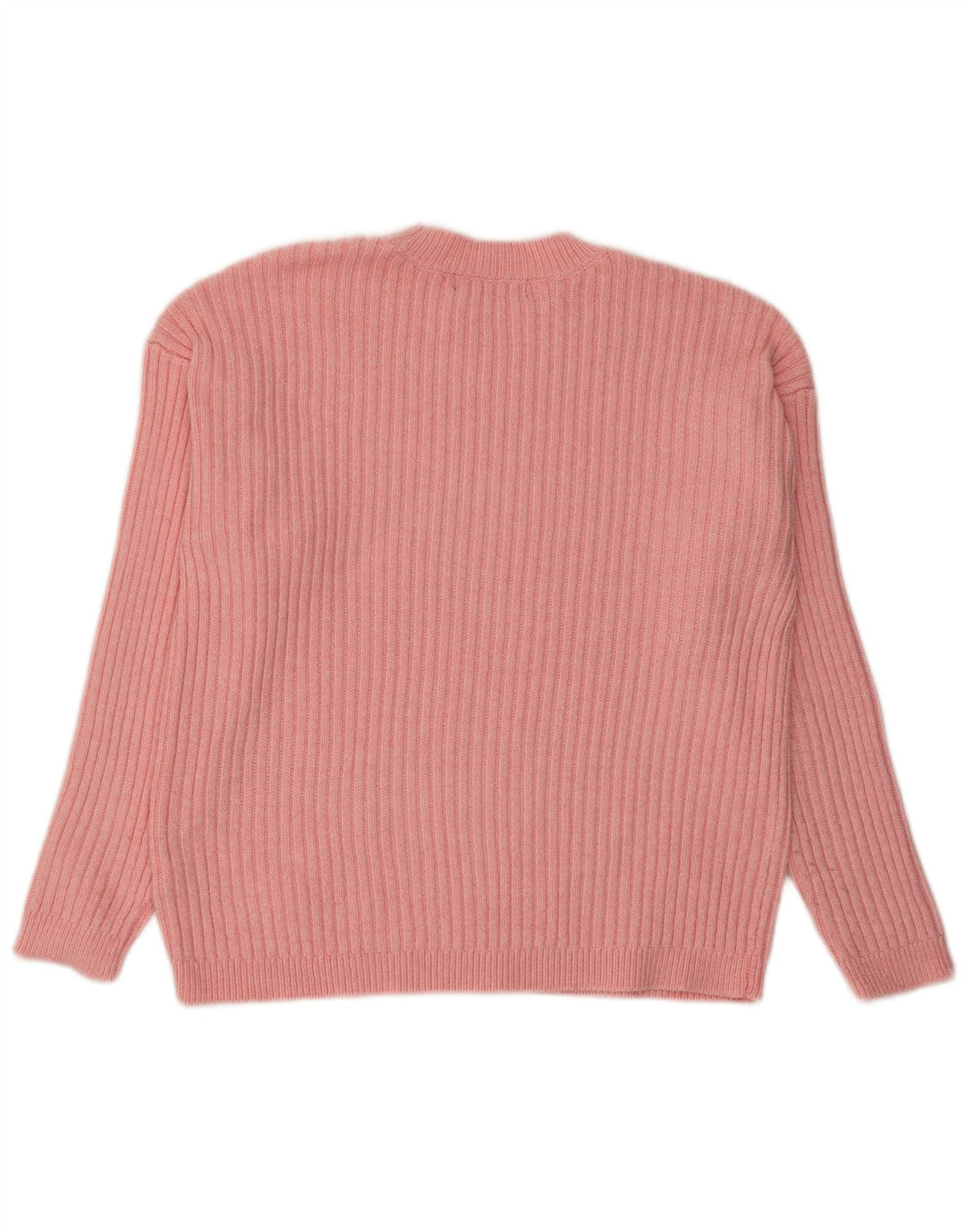 Pulover pentru femei Marks & Spencer cu decolteu triplu UK 14 Poliester roz mediu