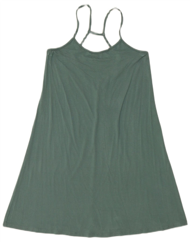 BENETTON Top Halter pentru femei UK 8 Small Green