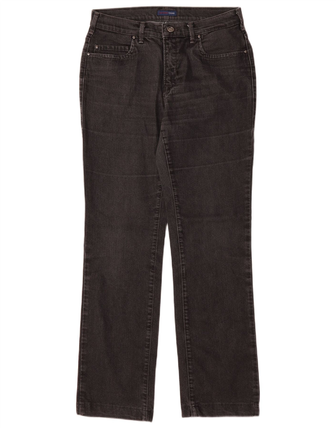 Blugi drepti pentru femei Trussardi W28 L28 bumbac negru
