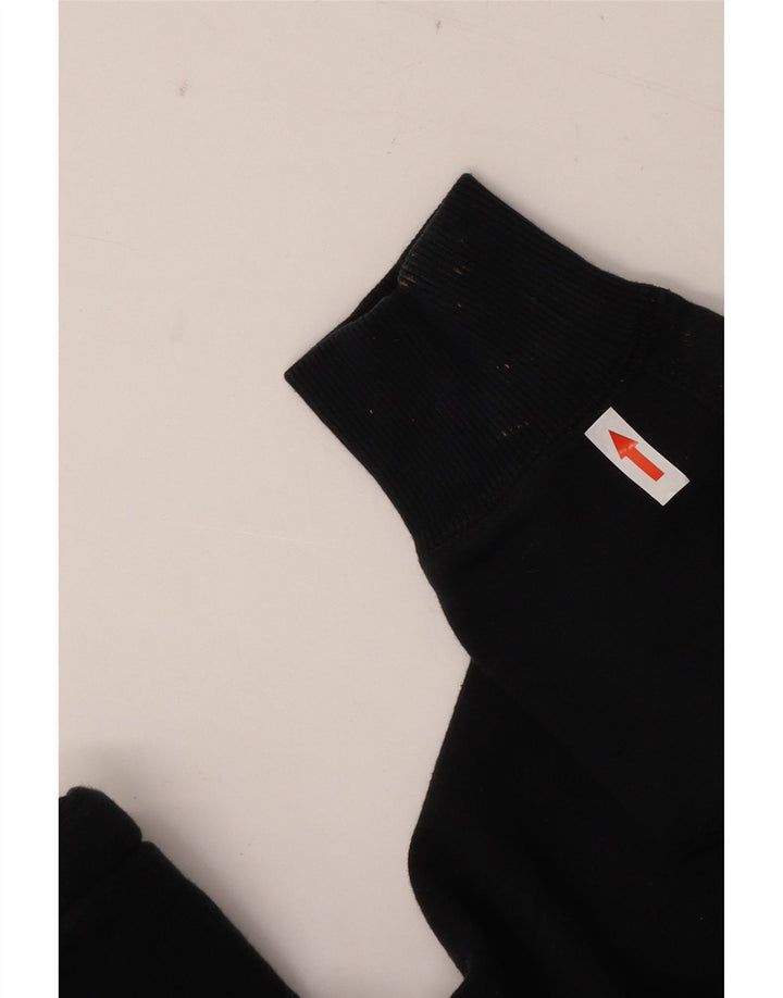 Pulover Converse pentru femei, cu fermoar, bumbac, negru, UK 14