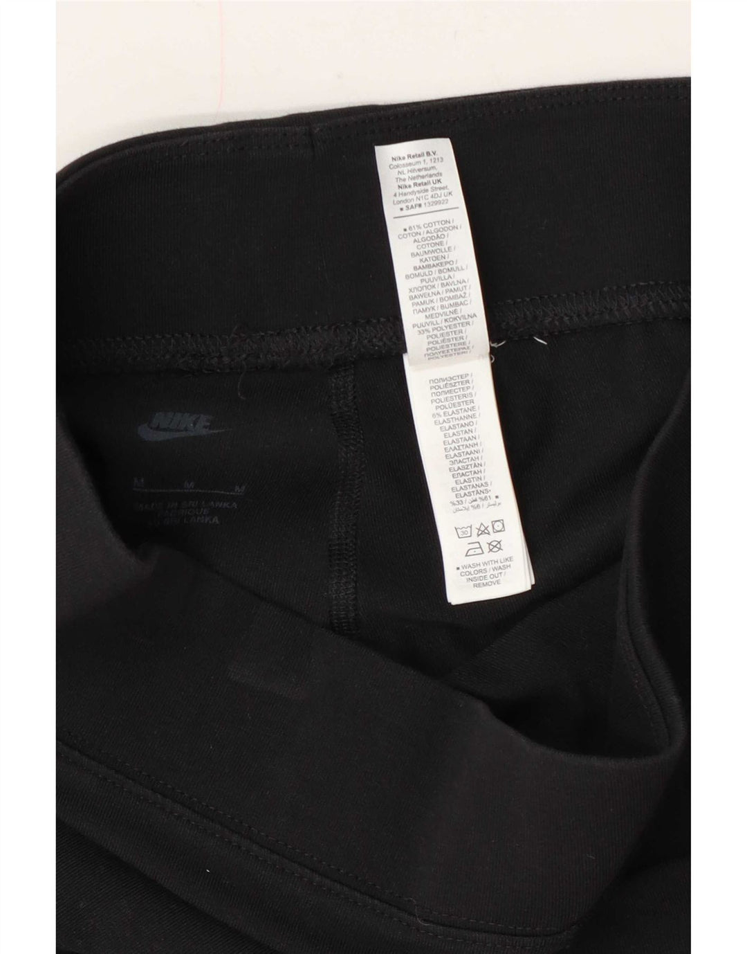 Pantaloni scurti sport Nike pentru femei UK 14, bumbac gri mediu
