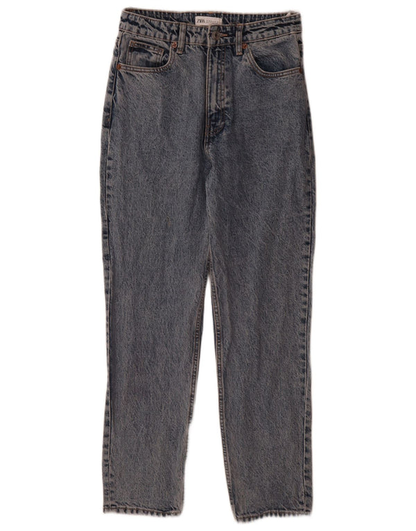 Blugi conici pentru femei Zara EU 38 Mici L28 L29 Bumbac albastru