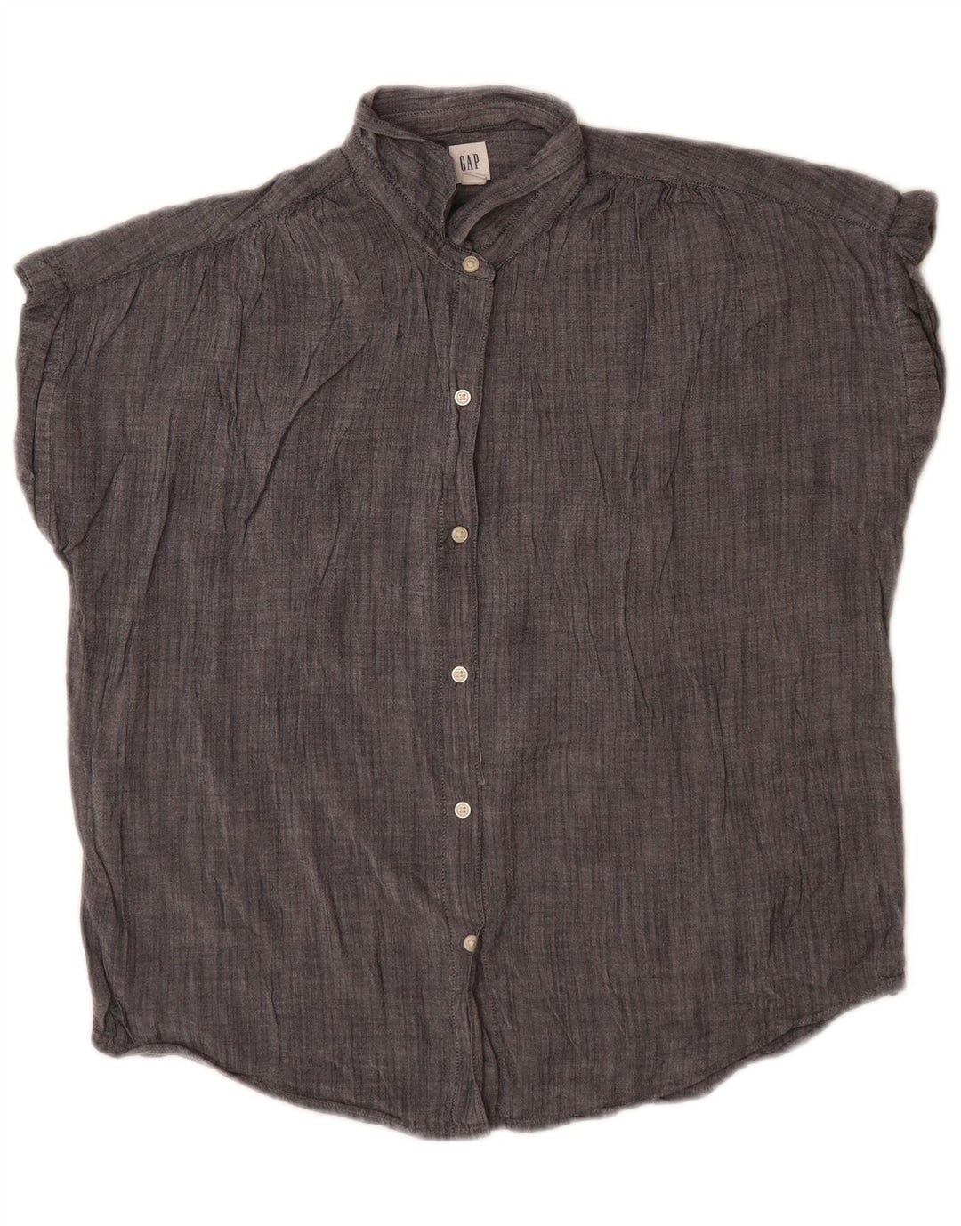 Bluză cămașă supradimensionată pentru femei GAP UK 10 Small Gri