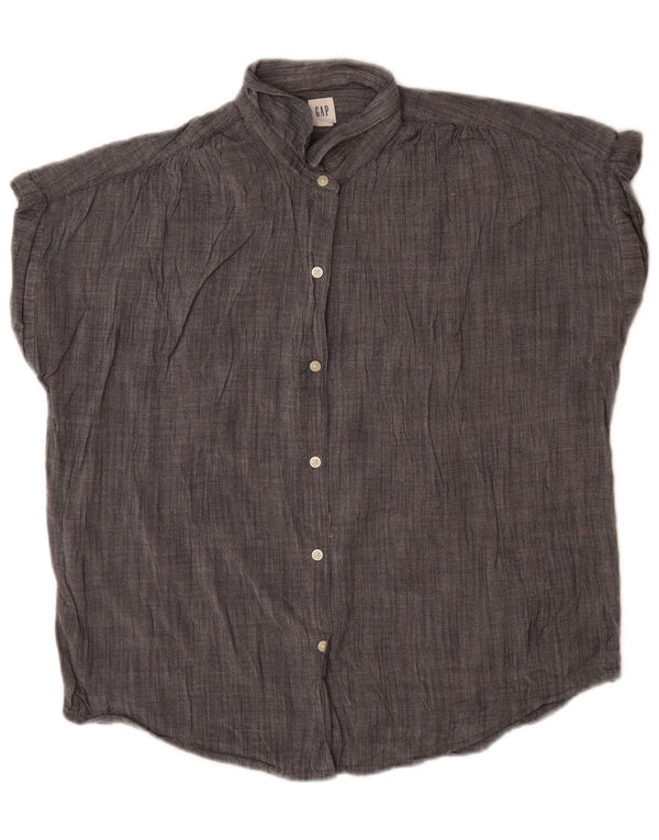 Bluză cămașă supradimensionată pentru femei GAP UK 10 Small Gri