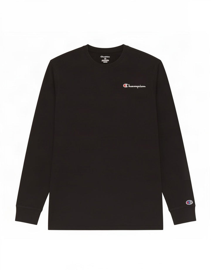 Top pentru femei Champion cu mânecă lungă UK 14 Medium Black Bumbac