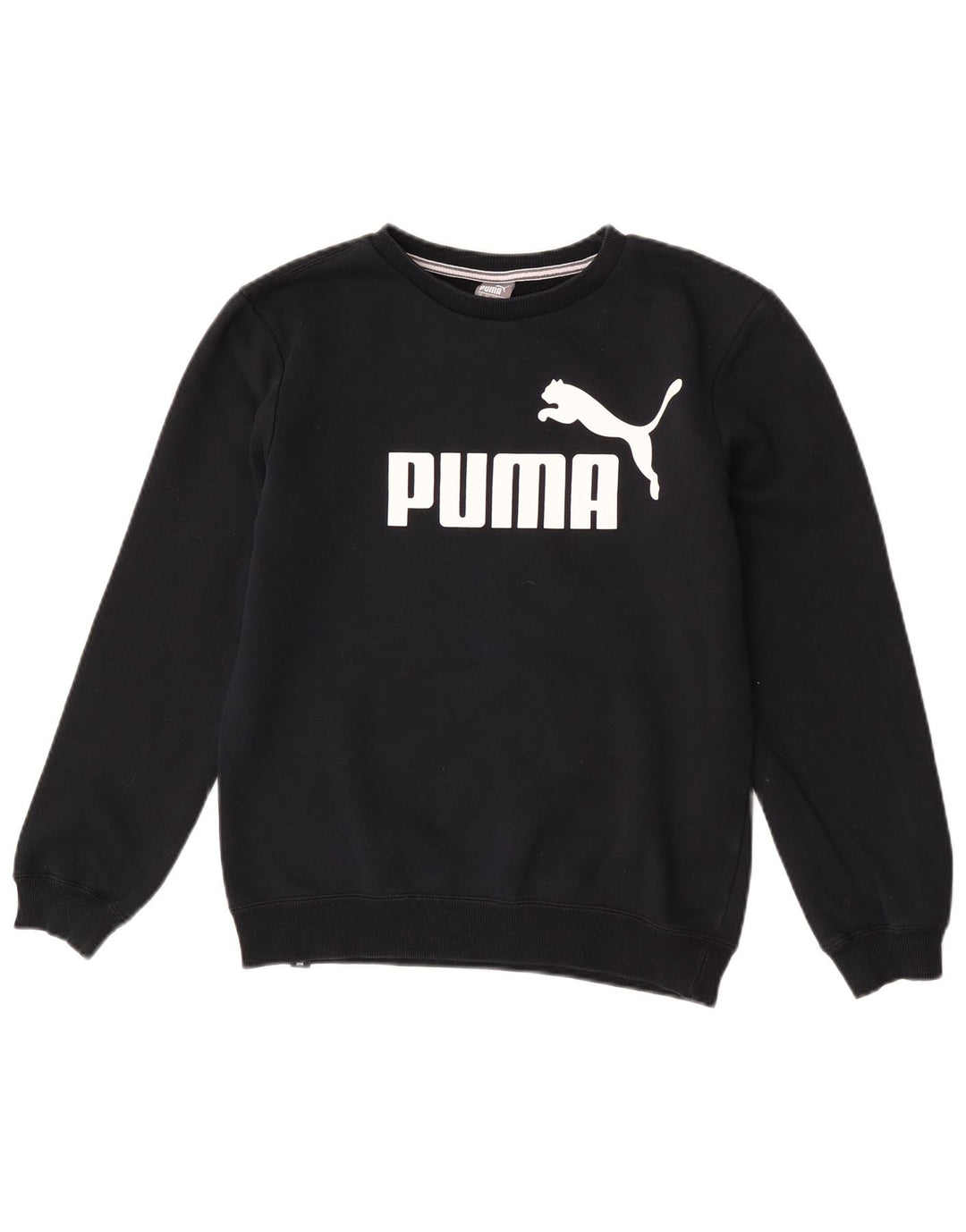 Pulover cu grafică Puma pentru băieți, 13-14 ani, negru
